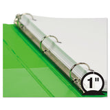 Samsill® Earth’s Choice Biobased Durable Fashion View Binder, 3 Rings, 1" Capacity, 11 X 8.5, Lime, 2-pack freeshipping - TVN Wholesale