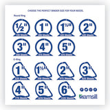 Samsill® Earth’s Choice Biobased Durable Fashion View Binder, 3 Rings, 1" Capacity, 11 X 8.5, Lime, 2-pack freeshipping - TVN Wholesale