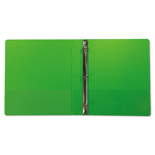 Samsill® Earth’s Choice Biobased Durable Fashion View Binder, 3 Rings, 1" Capacity, 11 X 8.5, Lime, 2-pack freeshipping - TVN Wholesale