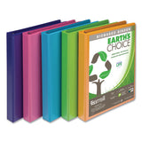 Samsill® Earth’s Choice Biobased Durable Fashion View Binder, 3 Rings, 2" Capacity, 11 X 8.5, Berry, 2-pack freeshipping - TVN Wholesale
