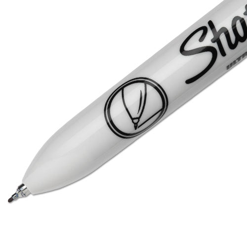 Sharpie® Retractable Permanent Marker, Extra-fine Needle Tip, Blue freeshipping - TVN Wholesale