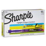 Sharpie® Liquid Pen Style Highlighters, Fluorescent Purple Ink, Chisel Tip, Purple-black-clear Barrel, Dozen freeshipping - TVN Wholesale
