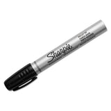 Sharpie® Durable Metal Barrel Permanent Marker, Medium Bullet Tip, Black freeshipping - TVN Wholesale