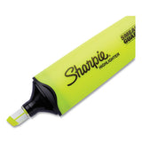 Sharpie® Clearview Tank-style Highlighter, Yellow Ink, Chisel Tip, Yellow-black-clear Barrel, 3-pack freeshipping - TVN Wholesale