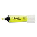 Sharpie® Clearview Tank-style Highlighter, Yellow Ink, Chisel Tip, Yellow-black-clear Barrel, 3-pack freeshipping - TVN Wholesale