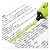 Sharpie® Clearview Tank-style Highlighter, Yellow Ink, Chisel Tip, Yellow-black-clear Barrel, 3-pack freeshipping - TVN Wholesale