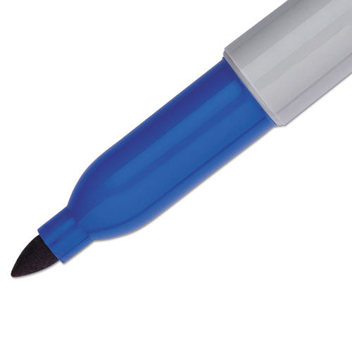 Sharpie® Fine Tip Permanent Marker Value Pack, Fine Bullet Tip, Blue, 36-pack freeshipping - TVN Wholesale