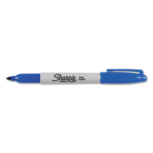 Sharpie® Fine Tip Permanent Marker Value Pack, Fine Bullet Tip, Blue, 36-pack freeshipping - TVN Wholesale