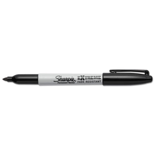 Sharpie® Extreme Marker, Fine Bullet Tip, Black, Dozen freeshipping - TVN Wholesale