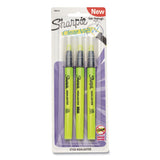 Sharpie® Clearview Pen-style Highlighter, Fluorescent Yellow Ink, Chisel Tip, Yellow-black-clear Barrel, 3-pack freeshipping - TVN Wholesale