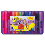 Mr. Sketch® Scented Twistable Gel Crayons, Medium Size, Assorted, 12-pack freeshipping - TVN Wholesale
