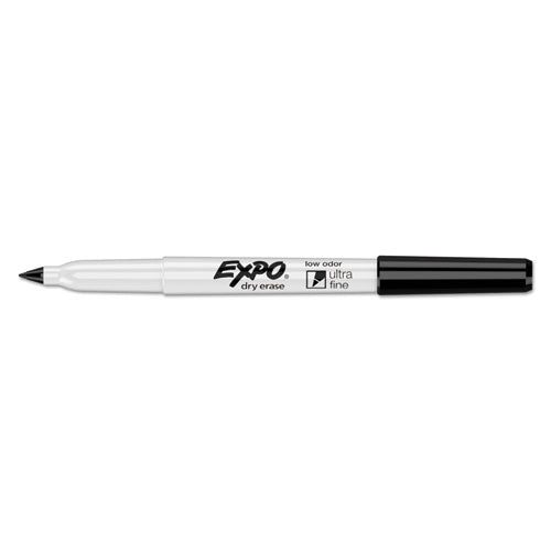 EXPO® Low-odor Dry Erase Marker Office Value Pack, Extra-fine Needle Tip, Black, 36-pack freeshipping - TVN Wholesale