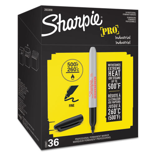 Sharpie® Industrial Permanent Marker Value Pack, Fine Bullet Tip, Black freeshipping - TVN Wholesale