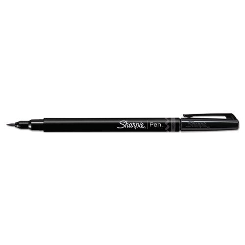 Sharpie® Brush Tip Pens, Fine Brush Tip, Black, Dozen freeshipping - TVN Wholesale