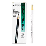 Sharpie® Peel-off China Markers, White, Dozen freeshipping - TVN Wholesale