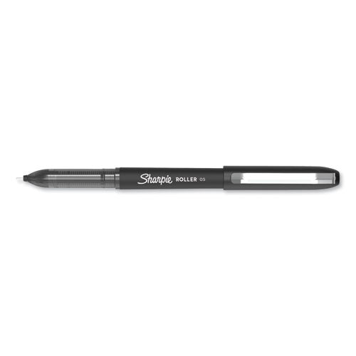 Sharpie® Roller Professional Design Roller Ball Pen, Stick, Fine 0.5 Mm, Black Ink, Black Barrel, Dozen freeshipping - TVN Wholesale