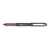 Sharpie® Roller Professional Design Roller Ball Pen, Stick, Fine 0.5 Mm, Red Ink, Black Barrel, Dozen freeshipping - TVN Wholesale