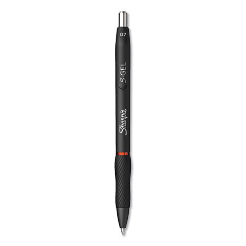 Sharpie® S-Gel™ S-gel High-performance Gel Pen, Retractable, Medium 0.7 Mm, Red Ink, Black Barrel, Dozen freeshipping - TVN Wholesale