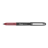 Sharpie® Roller Professional Design Roller Ball Pen, Stick, Medium 0.7 Mm, Red Ink, Black Barrel, Dozen freeshipping - TVN Wholesale