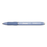 Sharpie® S-Gel™ S-gel Fashion Barrel Gel Pen, Retractable, Medium 0.7 Mm, Black Ink, Frost Blue Barrel, Dozen freeshipping - TVN Wholesale