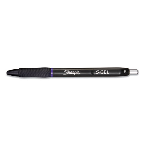 Sharpie® S-Gel™ S-gel High-performance Gel Pen, Retractable, Medium 0.7 Mm, Purple Ink, Black Barrel, Dozen freeshipping - TVN Wholesale