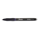 Sharpie® S-Gel™ S-gel High-performance Gel Pen, Retractable, Medium 0.7 Mm, Purple Ink, Black Barrel, Dozen freeshipping - TVN Wholesale