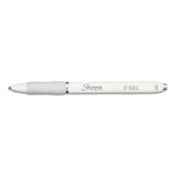 Sharpie® S-Gel™ S-gel Fashion Barrel Gel Pen, Retractable, Medium 0.7 Mm, Black Ink, Pearl White Barrel, Dozen freeshipping - TVN Wholesale