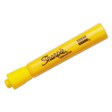 Sharpie® Tank Style Highlighters, Yellow Ink, Chisel Tip, Yellow Barrel, Dozen freeshipping - TVN Wholesale