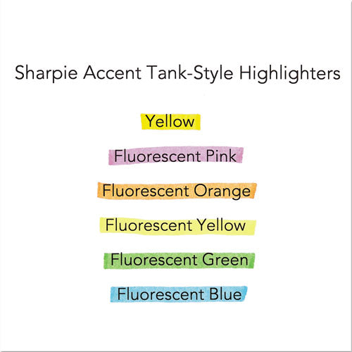 Sharpie® Tank Style Highlighters, Pink Ink, Chisel Tip, Pink Barrel, Dozen freeshipping - TVN Wholesale