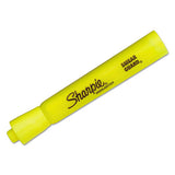Sharpie® Tank Style Highlighters, Fluorescent Yellow Ink, Chisel Tip, Yellow Barrel, 4-set freeshipping - TVN Wholesale