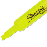 Sharpie® Tank Style Highlighters, Fluorescent Yellow Ink, Chisel Tip, Yellow Barrel, 4-set freeshipping - TVN Wholesale