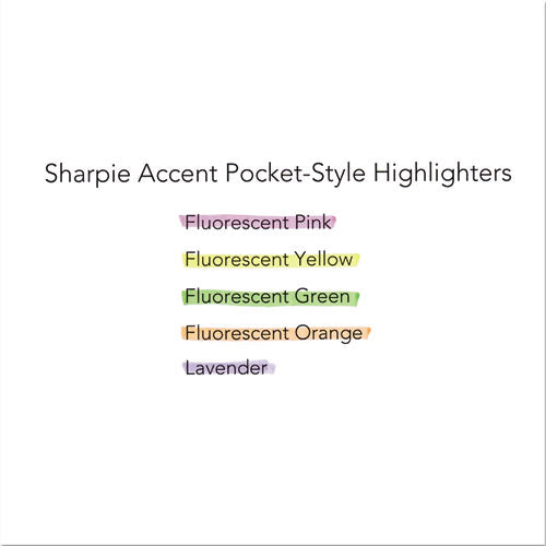 Sharpie® Pocket Style Highlighters, Fluorescent Yellow Ink, Chisel Tip, Yellow Barrel, Dozen freeshipping - TVN Wholesale