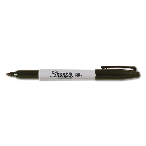 Sharpie® Fine Tip Permanent Marker, Fine Bullet Tip, Black freeshipping - TVN Wholesale