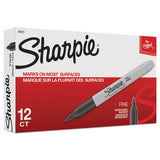 Sharpie® Fine Tip Permanent Marker, Fine Bullet Tip, Black freeshipping - TVN Wholesale