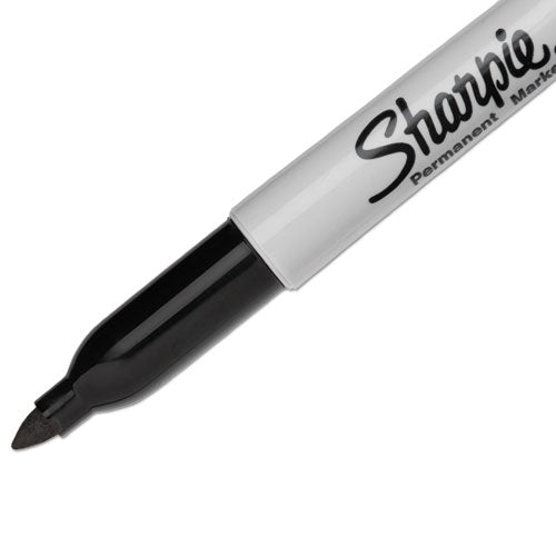 Sharpie® Fine Tip Permanent Marker, Fine Bullet Tip, Black, Dozen freeshipping - TVN Wholesale