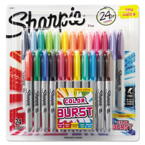 Sharpie® Fine Bullet Tip Permanent Marker, Green, Dozen freeshipping - TVN Wholesale