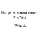 Sharpie® Fine Tip Permanent Marker, Fine Bullet Tip, Black, 5-pack freeshipping - TVN Wholesale