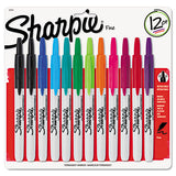 Sharpie® Retractable Permanent Marker, Fine Bullet Tip, Blue freeshipping - TVN Wholesale
