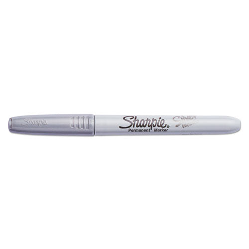 Sharpie® Metallic Fine Point Permanent Markers, Fine Bullet Tip, Metallic Silver, 4-pack freeshipping - TVN Wholesale