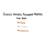 Sharpie® Metallic Fine Point Permanent Markers, Fine Bullet Tip, Metallic Silver, 4-pack freeshipping - TVN Wholesale