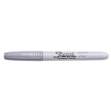 Sharpie® Metallic Fine Point Permanent Markers, Fine Bullet Tip, Metallic Silver, 4-pack freeshipping - TVN Wholesale