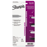 Sharpie® Metallic Fine Point Permanent Markers, Fine Bullet Tip, Metallic Silver, 4-pack freeshipping - TVN Wholesale