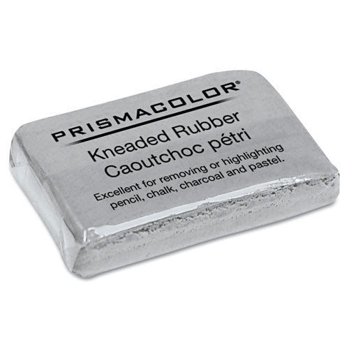 Prismacolor® Design Kneaded Rubber Art Eraser, For Pencil Marks, Rectangular Block, Large, Gray freeshipping - TVN Wholesale