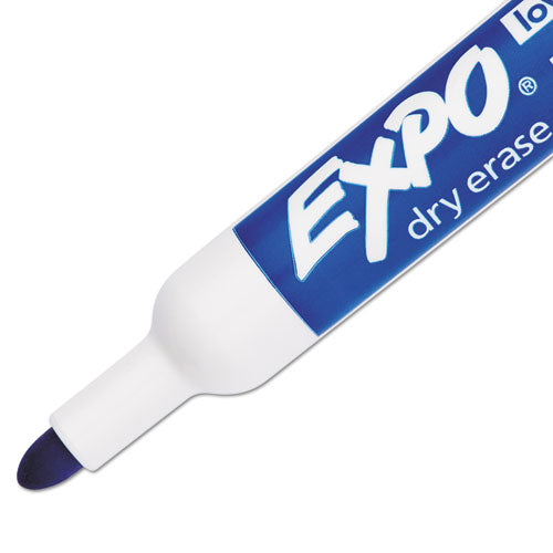 EXPO® Low-odor Dry-erase Marker, Medium Bullet Tip, Blue, Dozen freeshipping - TVN Wholesale