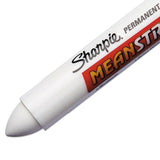 Sharpie® Mean Streak Marking Stick, Broad Chisel Tip, White freeshipping - TVN Wholesale