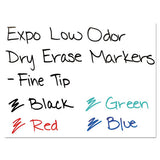 EXPO® Low-odor Dry-erase Marker, Fine Bullet Tip, Red, Dozen freeshipping - TVN Wholesale