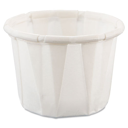 Dart® Treated Paper Soufflé Portion Cups, 1.25 Oz, White, 250-bag, 20 Bags-carton freeshipping - TVN Wholesale