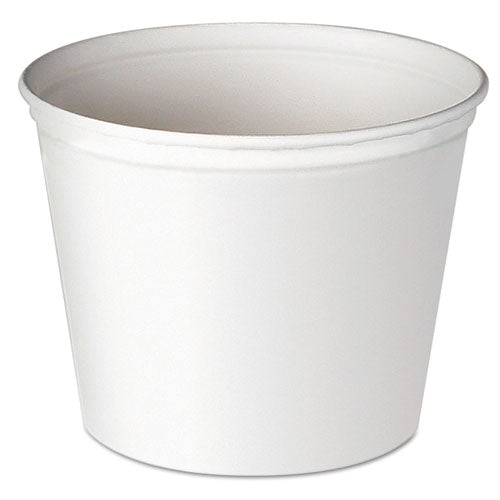 Dart® Double Wrapped Paper Bucket, Unwaxed, 53 Oz, White, 50-pack freeshipping - TVN Wholesale