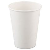 Dart® Single-sided Poly Paper Hot Cups, 12 Oz, White, 50-bag, 20 Bags-carton freeshipping - TVN Wholesale