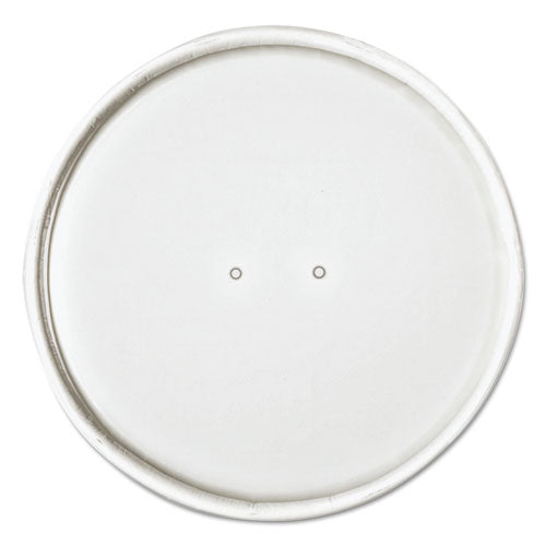Dart® Paper Lids For 32 Oz Food Containers, Vented, 4.6" Diameter X 0.7"h, White, 25-bag, 20 Bags-carton freeshipping - TVN Wholesale